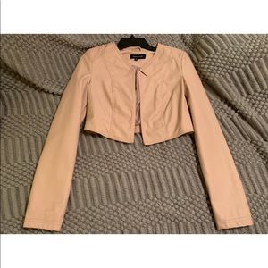 Crop Leather Jacket